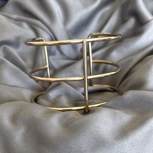 Gold Metal Cuff Bracelet